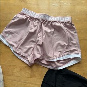 Under Armour Women's Light Pink Athletic Shorts